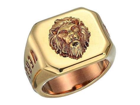 Versace Lion Ring 